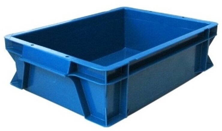 Muovilaatikko Euro 400x300x120 mm, sininen - Storit