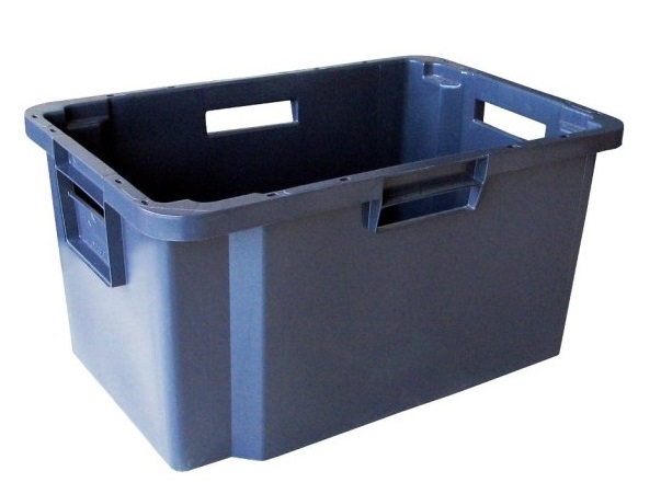 Plastic Euro box 600x400x300 mm, grey - Storit