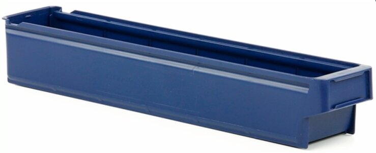 Shelf bin 600x115x100 mm, blue - Storit