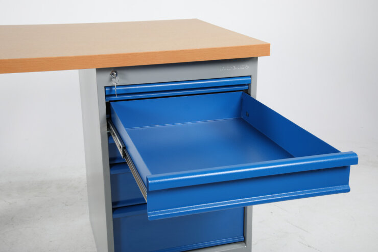 Työpöytä ESW 1600x800x903 mm, laminaattipäällys - Storit