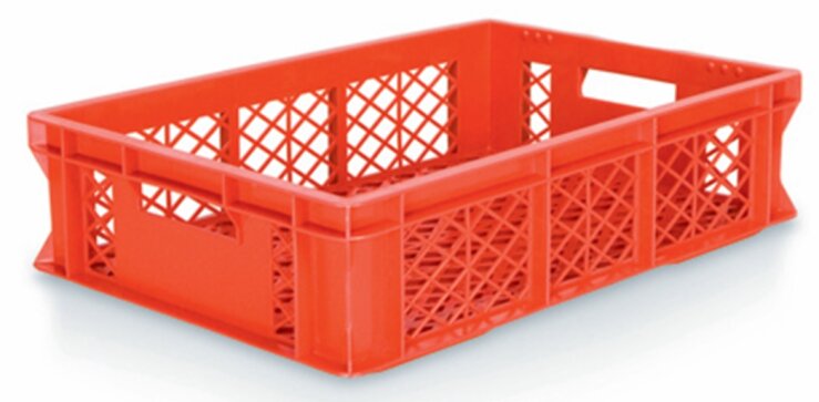 Bakery crate 600x400x150 mm, Virgin red - Storit