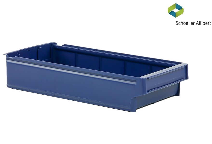 Shelf bin 500x230x100 mm, blue - Storit