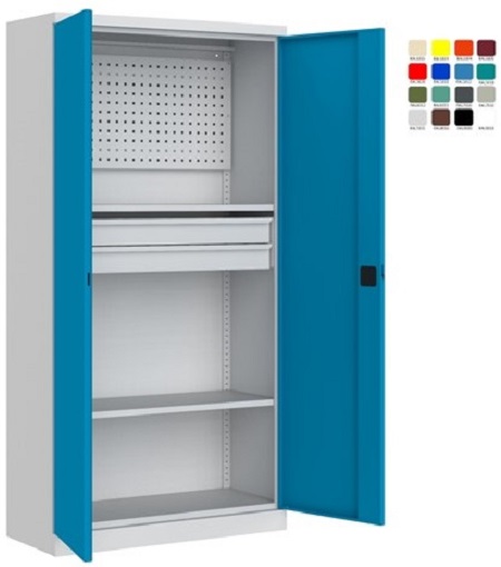 Tool cabinet Storit Swm501 2000x1020x435 mm, RAL7035/5012 - Storit