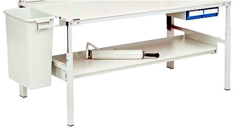 25 mm laminate board support shelf 1680 x 500 mm, for TP, TPA and TPH-series work tables - Storit