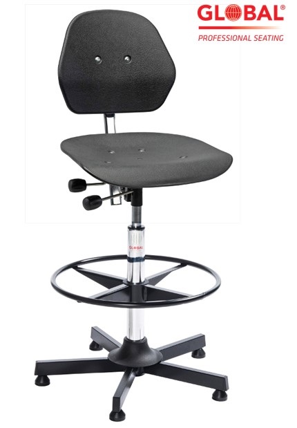 Рабочий стул Solid-High 680-940 мм, круглая опора для ног - Storit