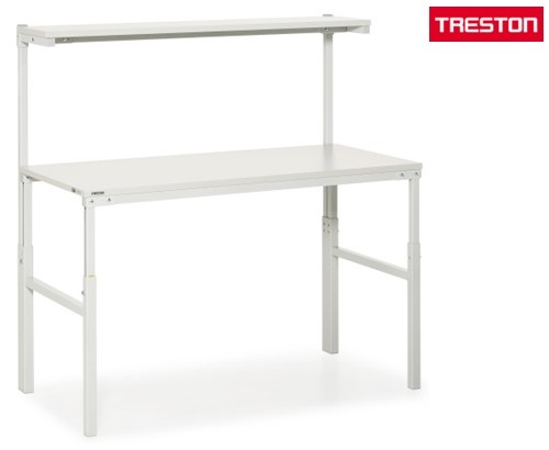Työpöytä hyllyllä TPH715 1500×700 mm, korkeussäädettävä - Storit
