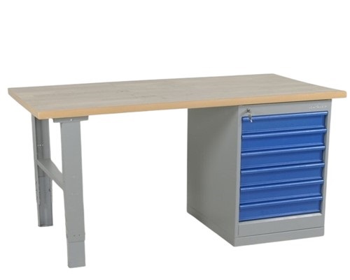Työpöytä ESW 2000x800x903 mm, liimapuulevy - Storit