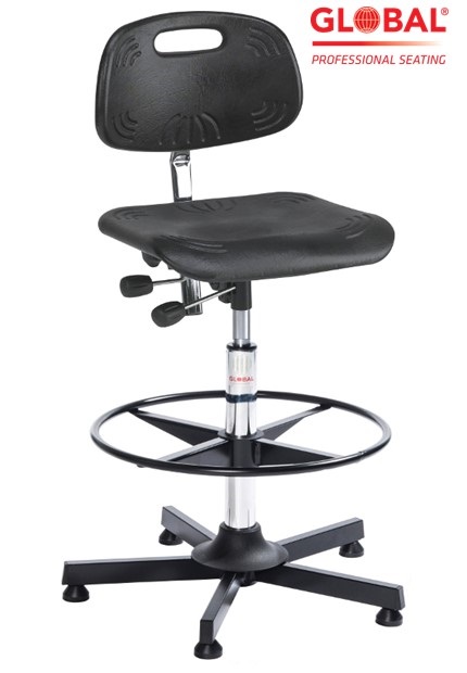Рабочий стул Classic-High 680-940 мм, круглая опора для ног - Storit