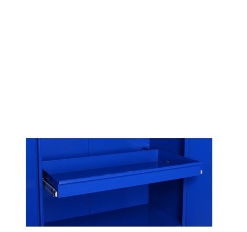 Телескопический ящик для архивного шкафа, синяя - Storit