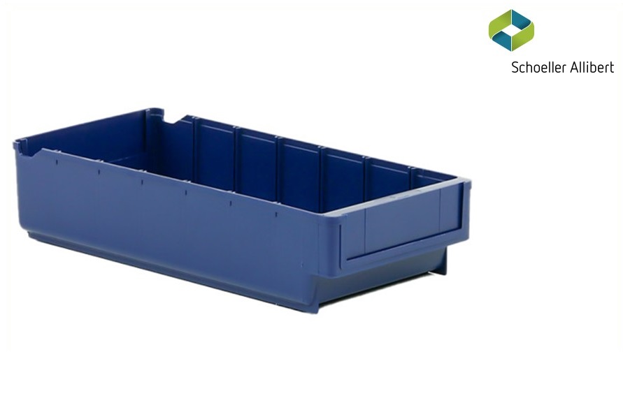 Hyllylaatikko 400x188x80 mm, sininen - Storit
