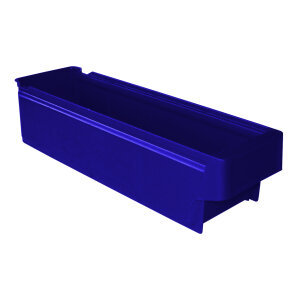 Складская коробка 400 x 115 x 100 мм, 3,4 л, синяя - Storit