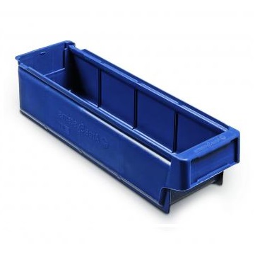 Warehouse box 400 x 115 x 100 mm, 3.4 L, blue - Storit