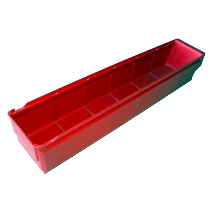 Hyllylaatikko 600x115x100mm, 5,2 L, punainen - Storit