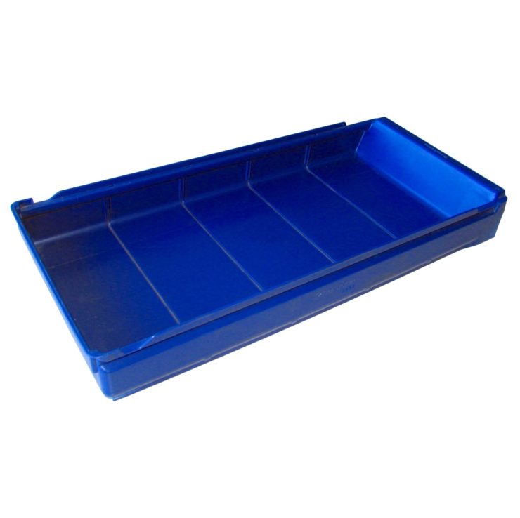Shelf bin 500x230x62 mm, blue - Storit