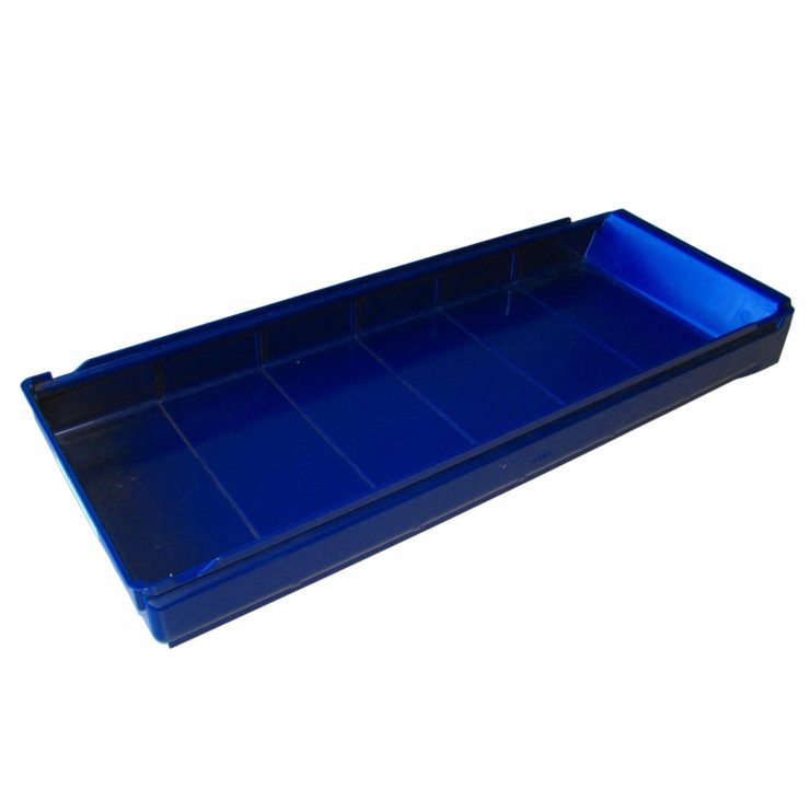 Shelf bin 600x230x62 mm, blue - Storit