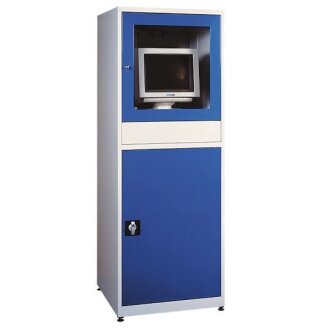 Computer cabinet SmK 1a, RAL7035/5010 - Storit