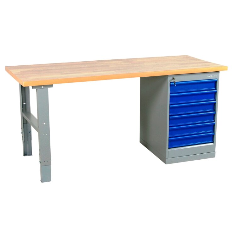 Töölaud ESW381, 2000x800x842-1100mm - Storit