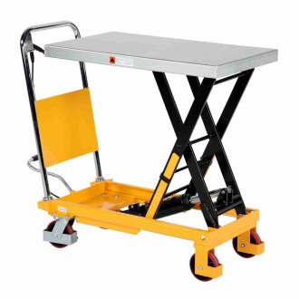 PL 300 LB scissor action platform trolley, hydraulic - Storit