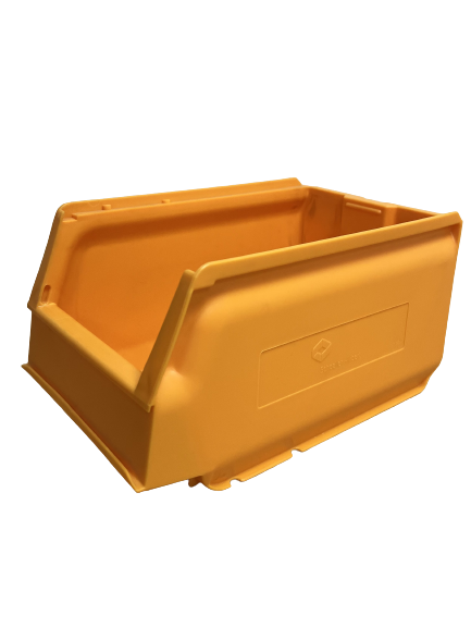 Stand box 250x148x130mm (dxwxh), 3.7L yellow - Storit