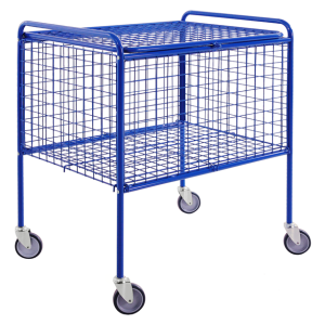 Cage trolley 800x600x915mm, blue - Storit