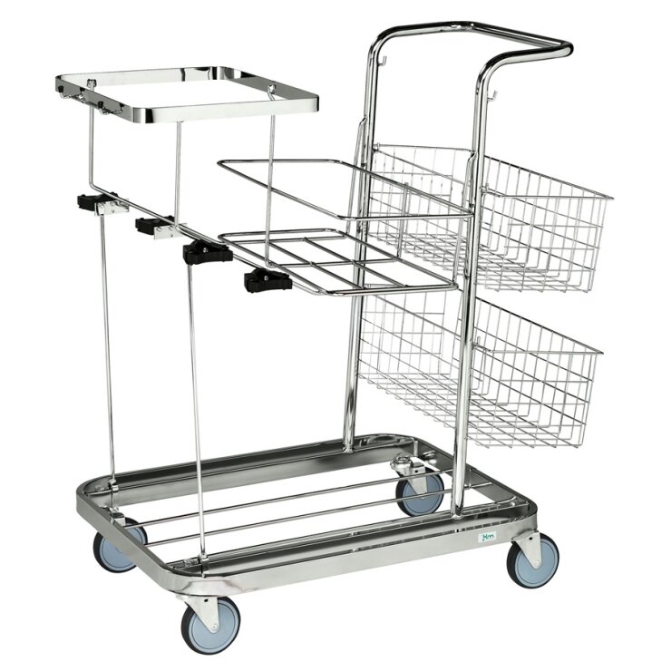 KM170 cleaning trolley 700x550x1000mm - Storit