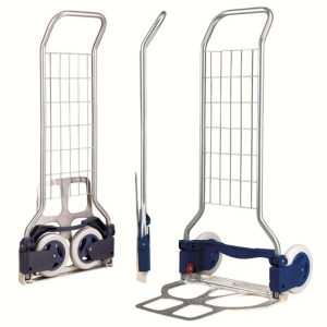 Luggage trolley 125kg Solid rubber tyre - Image 2