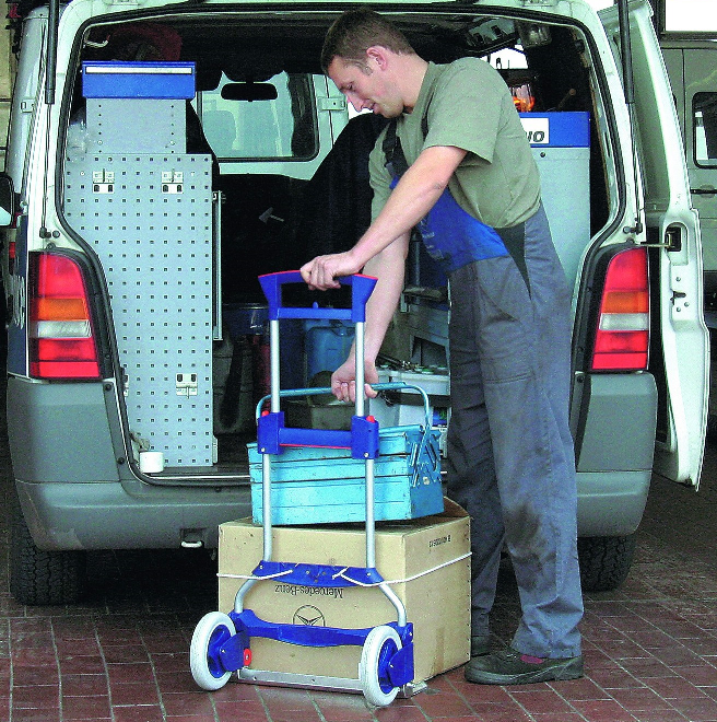 Luggage trolley 125kg Solid rubber tyre - Storit