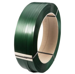 PP tape 12×0.6mm 2500m, green - Storit