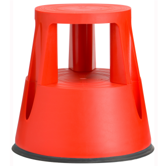 Stool step 410x433mm, red - Storit