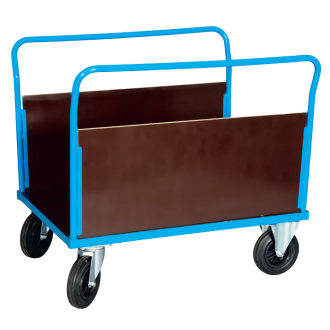 Platform trolley 700x1000mm with plywood sides - Storit