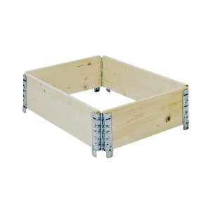 Semi-pallet collar 800x600x200mm with LM logo - Storit