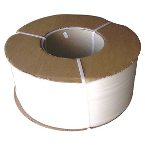 Полипропиленовая упаковочная лента 15 x 0,8 мм 1700 м белая - Storit