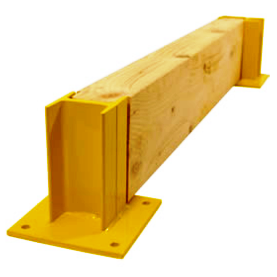 Угловая стойка для деревянного ограждения L, H200 мм - Storit