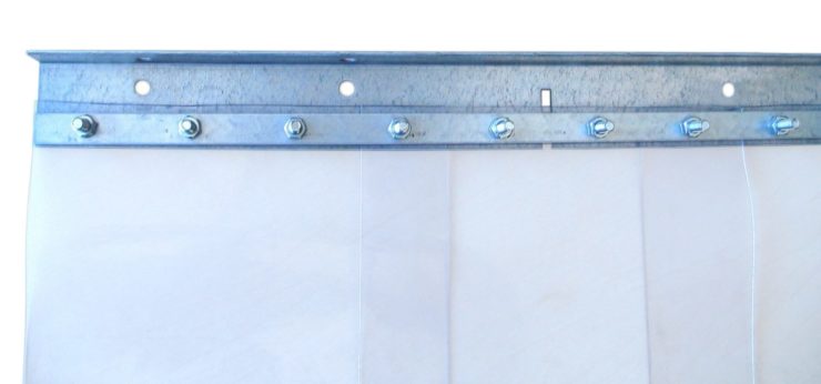 Curtain mounting bar 25x40x1000mm with a strip - Storit