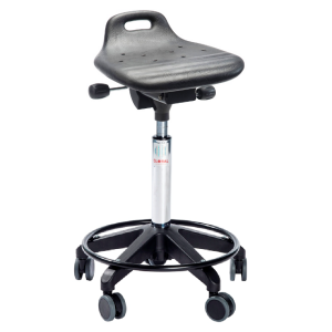 Omega stand support 610-800mm with castors, PU foam - Storit