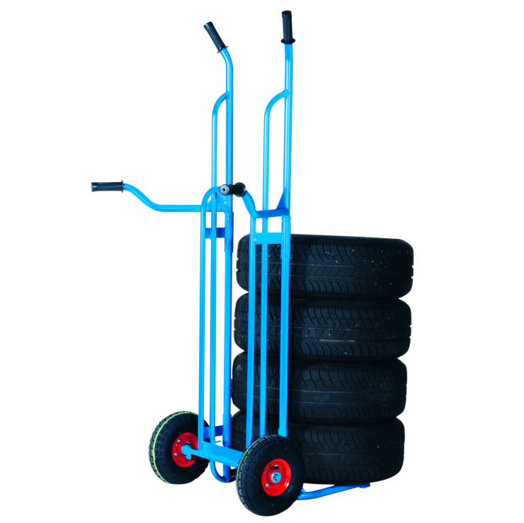 WT tyre trolley 200kg, blue - Storit