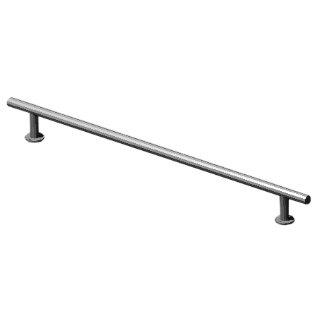 Stainless steel guardrail Ø42x2000x180mm - Storit