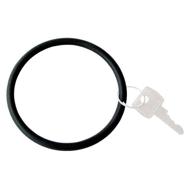 Key ring GREEN silicone 79x69x5mm - Storit