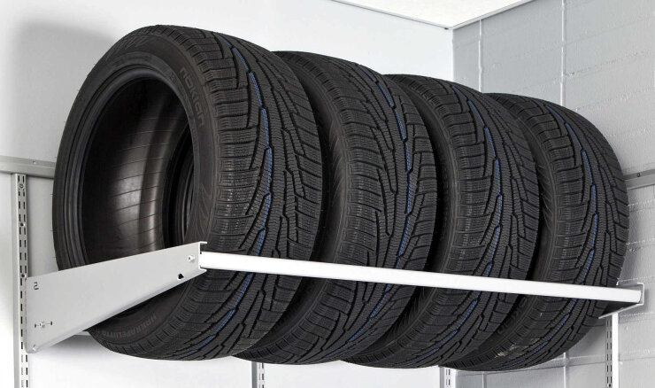 Sovella tyre rail M-1200, for wall rack - Storit