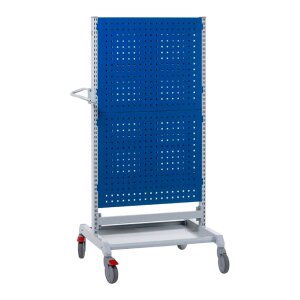 Basic 5 tool trolley, set with perforated panel - Storit