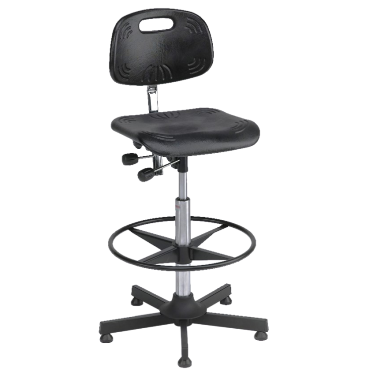 Classic chair 630-890mm, PU foam with a foot rest ring - Storit