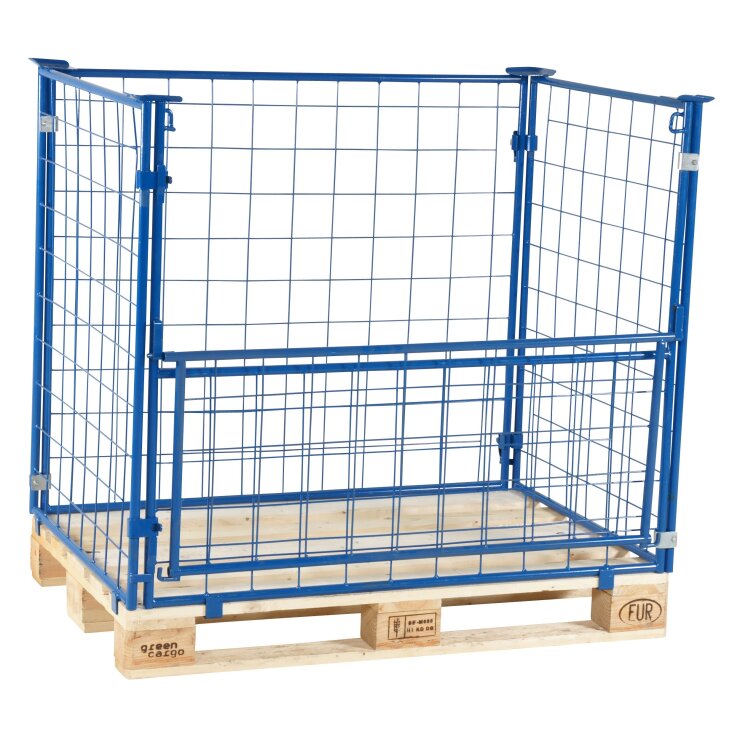 Cage container for EURO pallets H=1000mm - Storit
