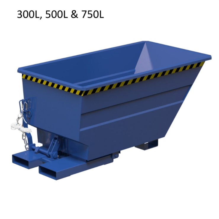 Universal VUC-50 500L tilting container KV1300kg RAL5010 C2 - Storit