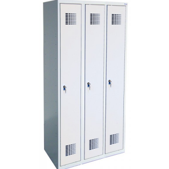 Шкаф для одежды 3×300мм, RAL7035/7035 - Storit