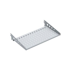 Sovella shoe shelf with consoles 600x350mm, silver - Storit