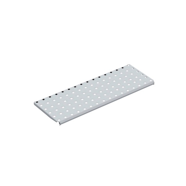 Sovella perforated shelf plate 600x400mm, white - Storit