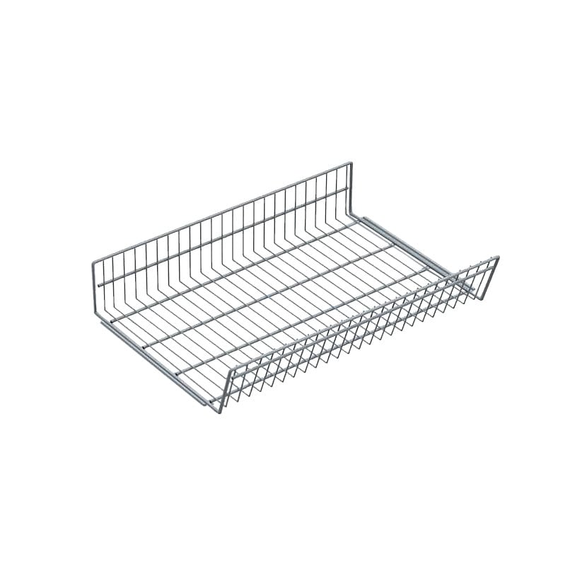 Sovella shelf basket 900x400mm, 30kg, white - Storit