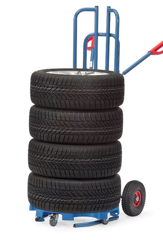 Tyre tray on wheels, Ø 630 mm - Storit