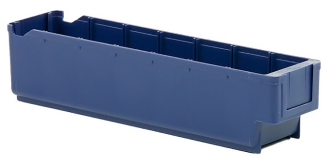 Складская коробка 400x94x82 мм, синяя - Storit