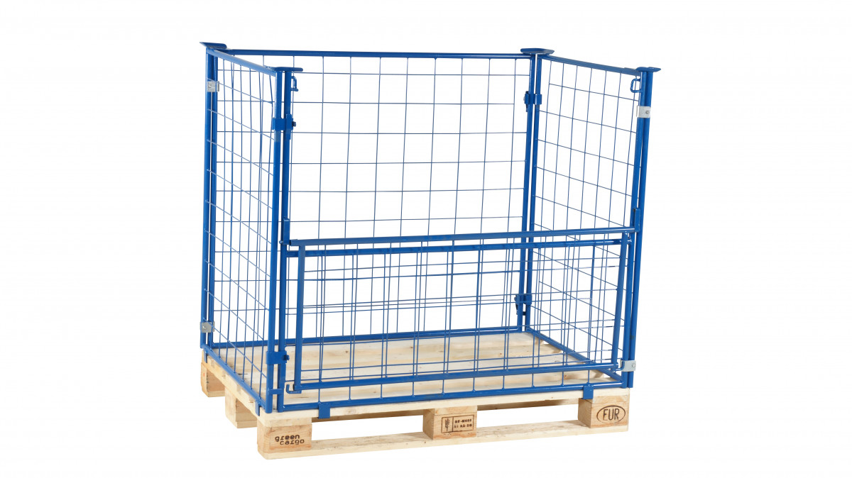 AK 214 cage container for EURO pallets - Storit